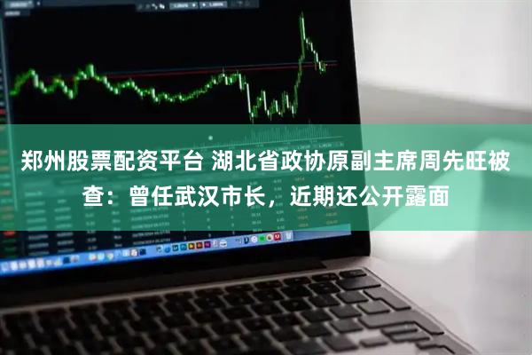 郑州股票配资平台 湖北省政协原副主席周先旺被查：曾任武汉市长，近期还公开露面